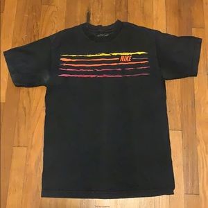Nike Slash Logo Tee Black Medium